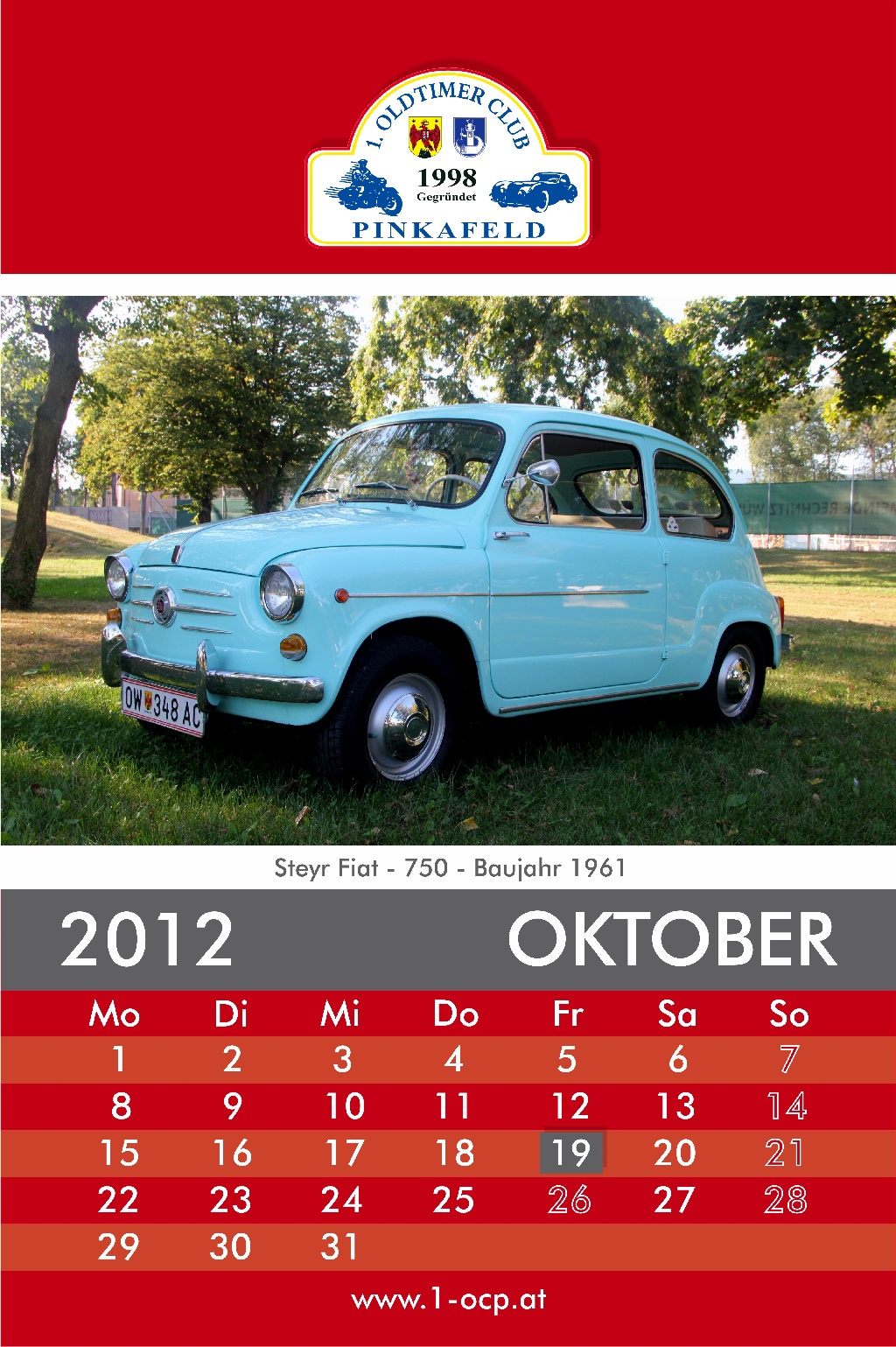 Oldtimerkalender 2012